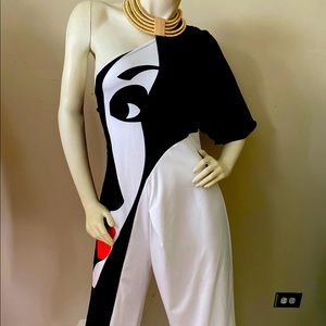 Elegant face jumpsuit